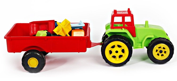 Traktor srednji prikolica gradjevinski