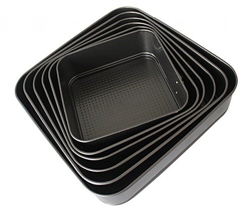 Kalup sa odvojivim dnom kvadratni prirodni 26cm 802069
