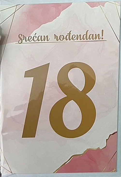 Čestitka za 18. rođendan