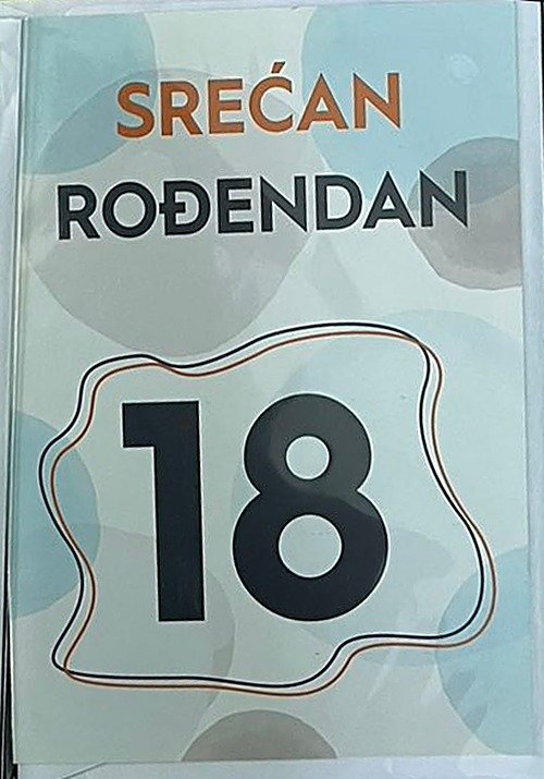 Čestitka za 18. rođendan
